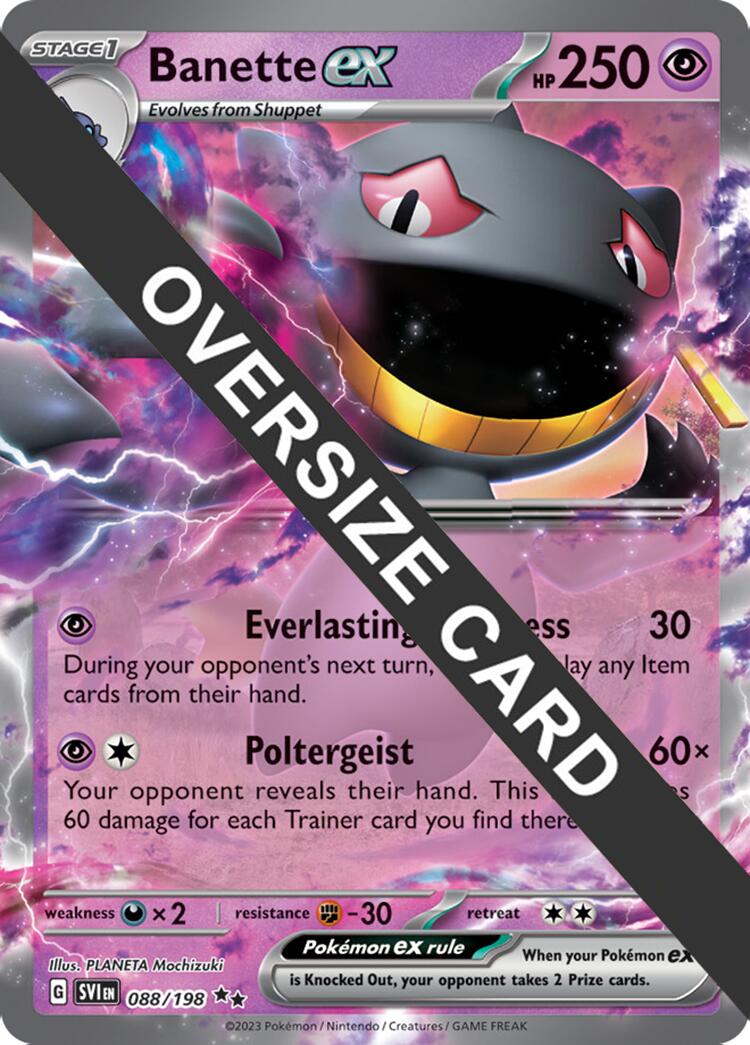 Banette ex (088) (Jumbo Card) [Scarlet & Violet: Base Set] | Devastation Store