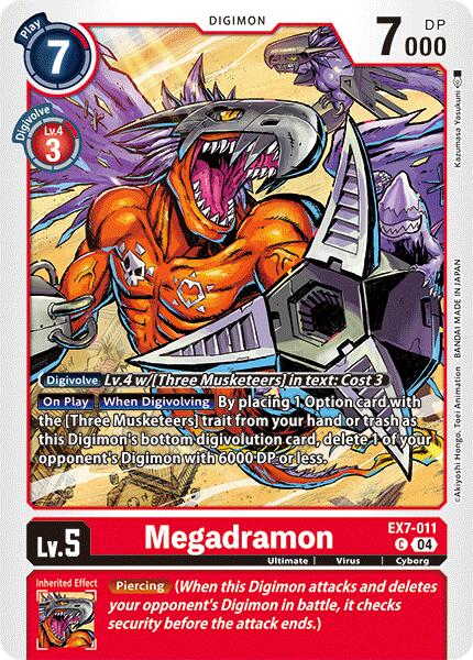 Megadramon [EX7-011] [Digimon LIBERATOR] | Devastation Store