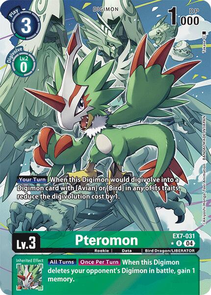 Pteromon [EX7-031] (Alternate Art) [Digimon LIBERATOR] | Devastation Store