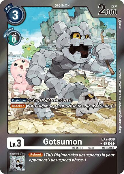 Gotsumon [EX7-038] (Foil) [Digimon LIBERATOR] | Devastation Store