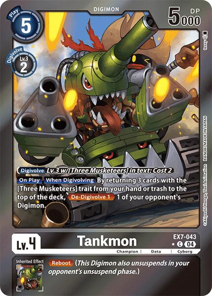 Tankmon [EX7-043] (Foil) [Digimon LIBERATOR] | Devastation Store