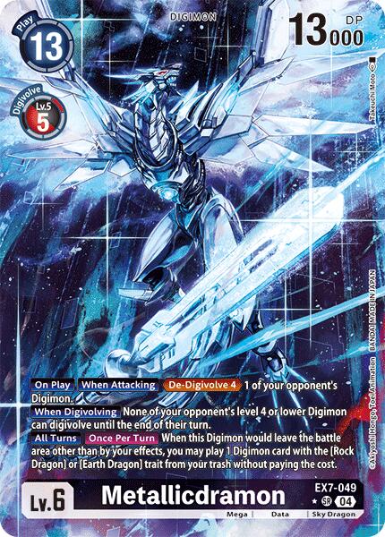 Metallicdramon [EX7-049] (Alternate Art) [Digimon LIBERATOR] | Devastation Store