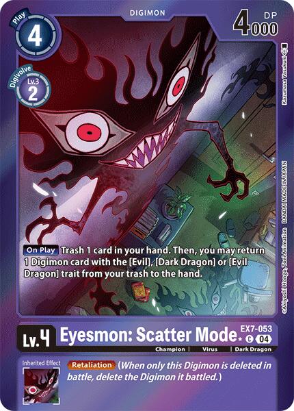 Eyesmon: Scatter Mode [EX7-053] (Foil) [Digimon LIBERATOR] | Devastation Store