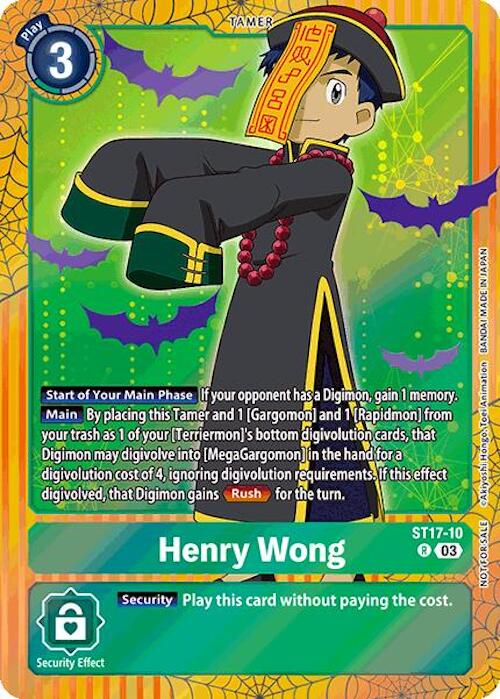 Henry Wong [ST17-10] (Halloween Event 2024) [Starter Deck: Double Typhoon Advanced Deck Set] | Devastation Store