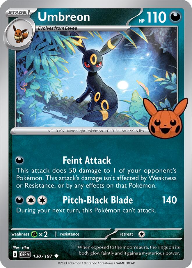 Umbreon (130/197) [Trick or Trade 2024] | Devastation Store