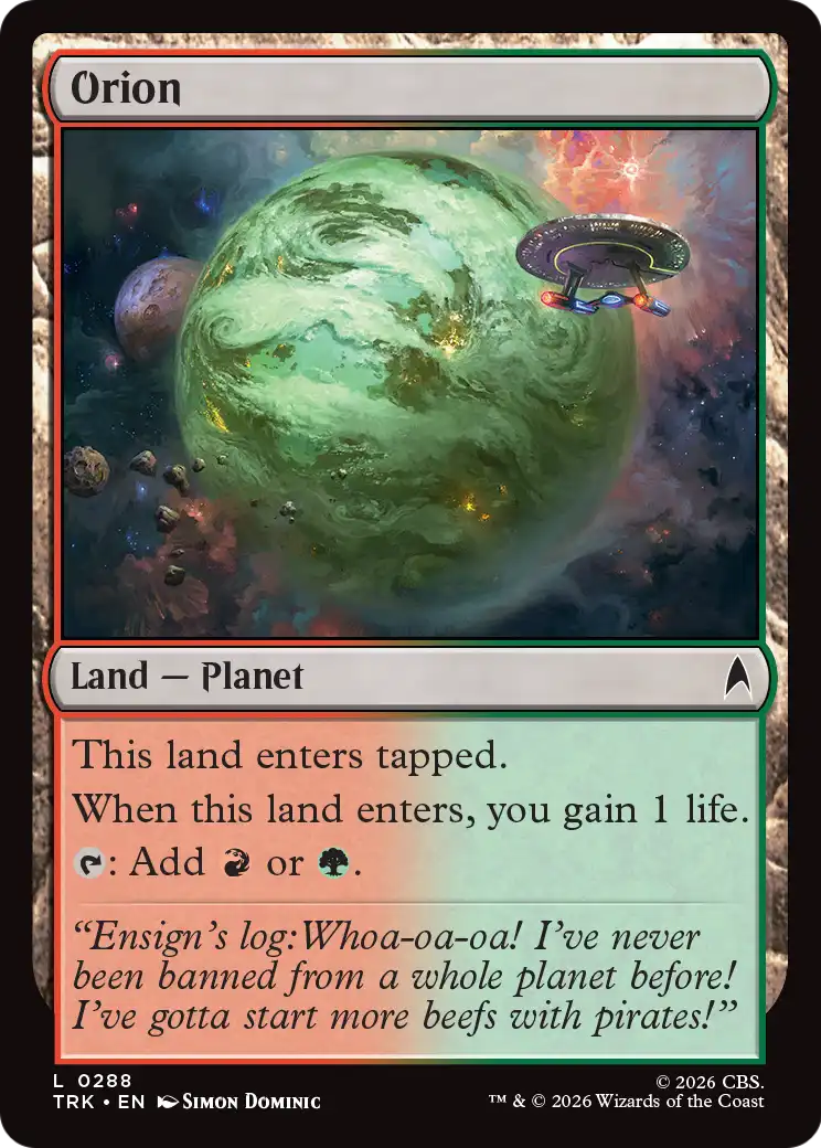 Orion [Star Trek] | Devastation Store