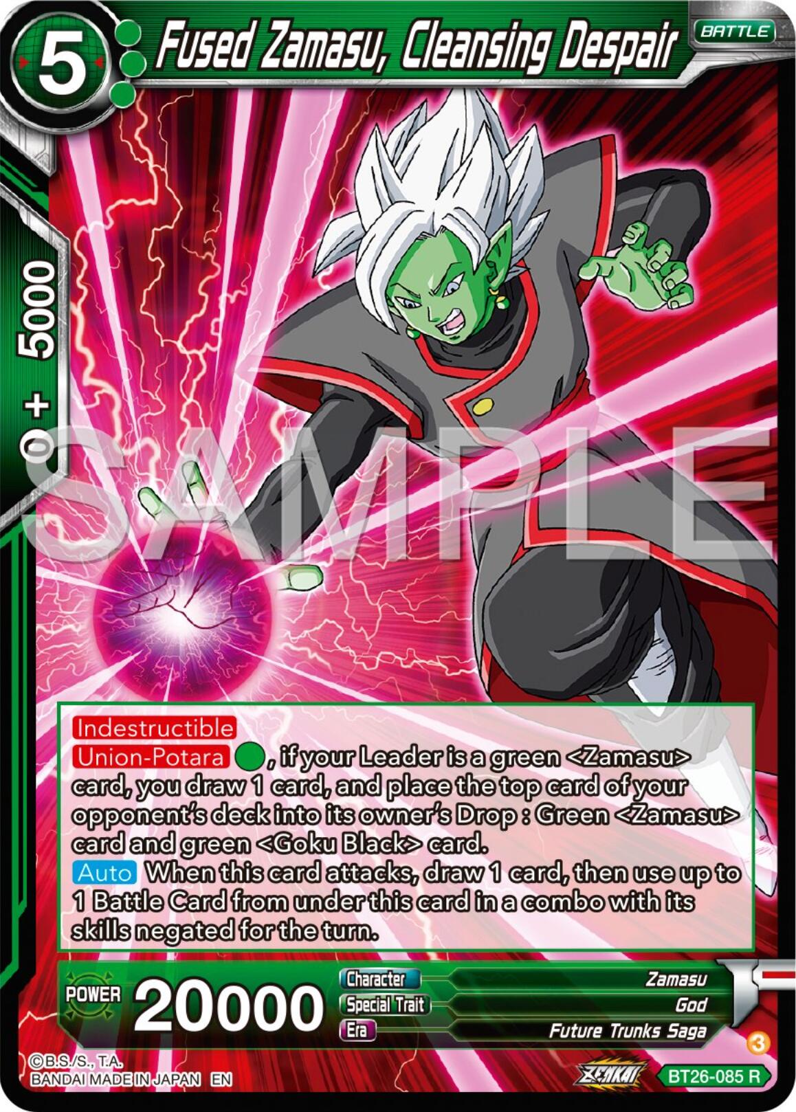 Fused Zamasu, Cleansing Despair (BT26-085) [Ultimate Advent] | Devastation Store