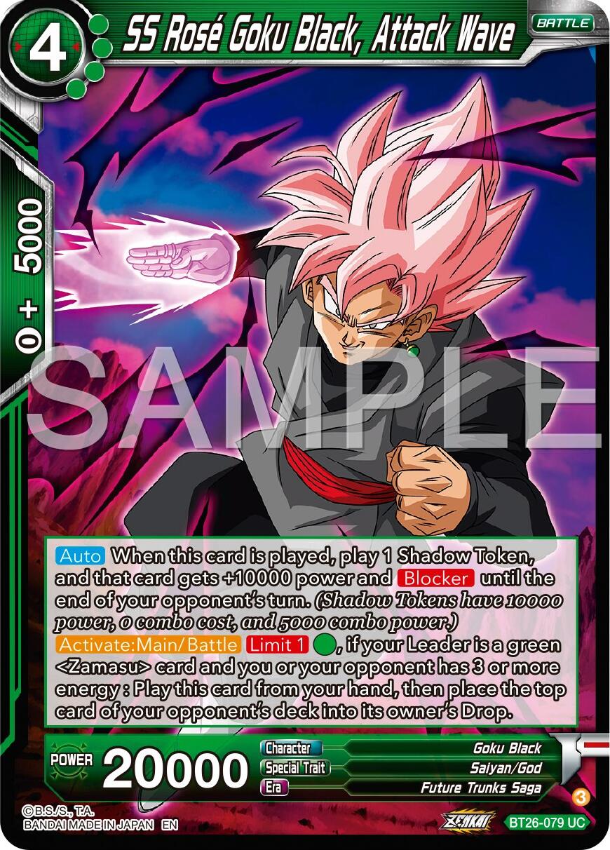 SS Rose Goku Black, Attack Wave (BT26-079) [Ultimate Advent] | Devastation Store