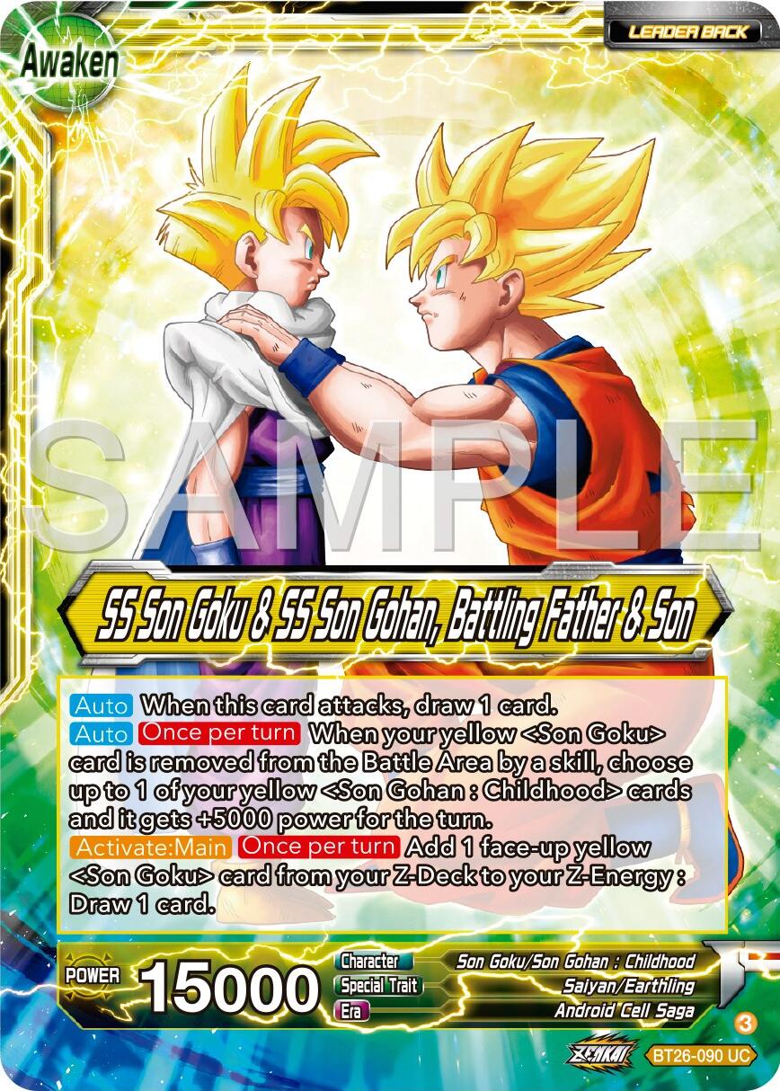 SS Son Goku // SS Son Goku & SS Son Gohan, Battling Father & Son (BT26-090) [Ultimate Advent] | Devastation Store