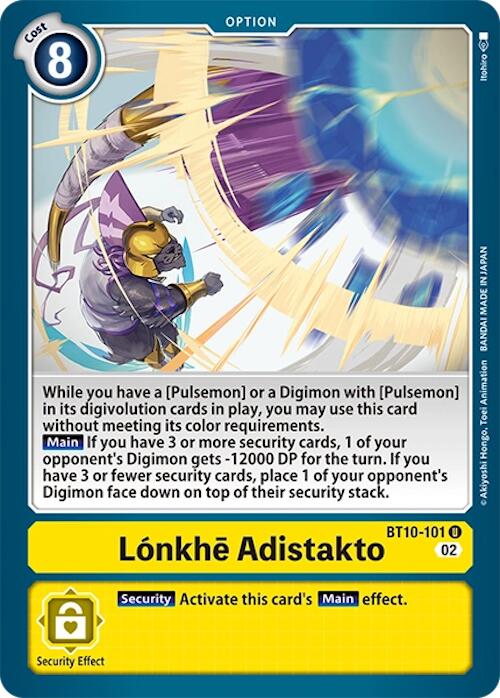 Lonkhe Adistakto [BT10-101] [Xros Encounter] | Devastation Store