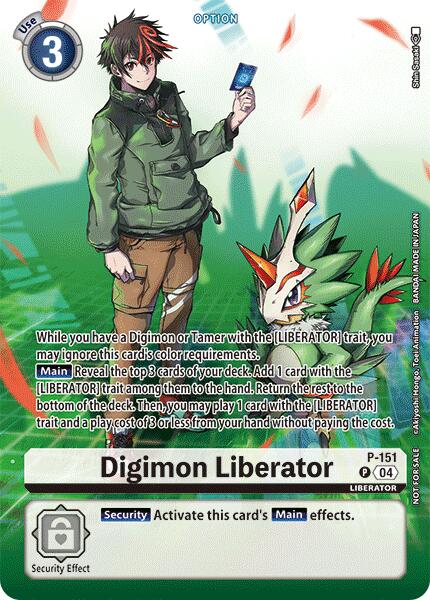 Digimon Liberator [P-151] - P-151 (Legend Pack 2024) [Digimon Promotion Cards] | Devastation Store