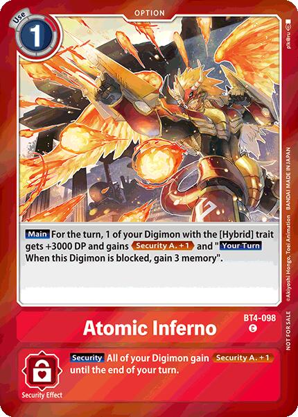 Atomic Inferno [BT4-098] (Event Pack 7) [Great Legend] | Devastation Store