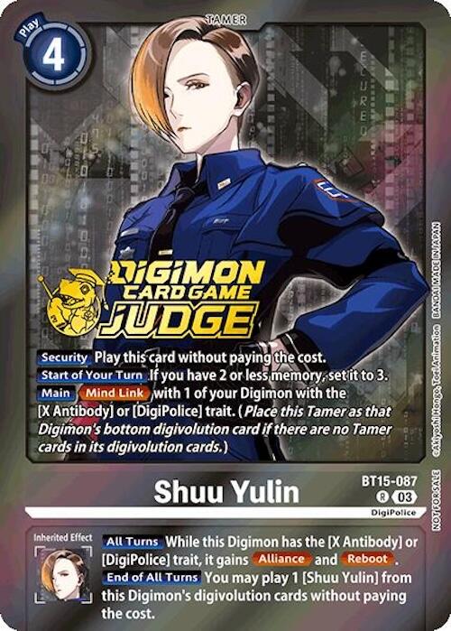 Shuu Yulin [BT15-087] (Judge Pack 6) [Exceed Apocalypse] | Devastation Store