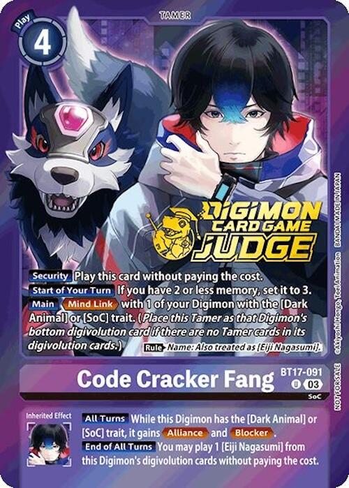 Code Cracker Fang [BT17-091] (Judge Pack 6) [Secret Crisis] | Devastation Store