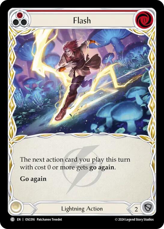 Flash (Red) [OSC016] (Rosetta Oscilio Blitz Deck) | Devastation Store