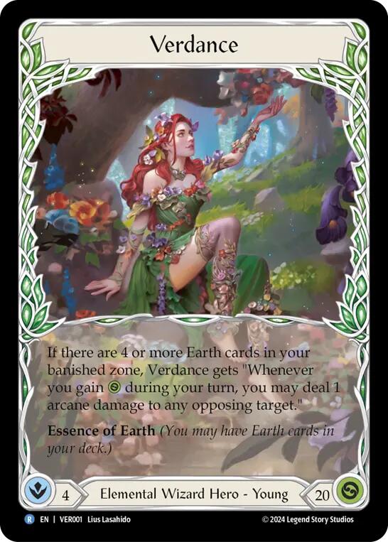 Verdance [VER001] (Rosetta Verdance Blitz Deck)  Rainbow Foil | Devastation Store