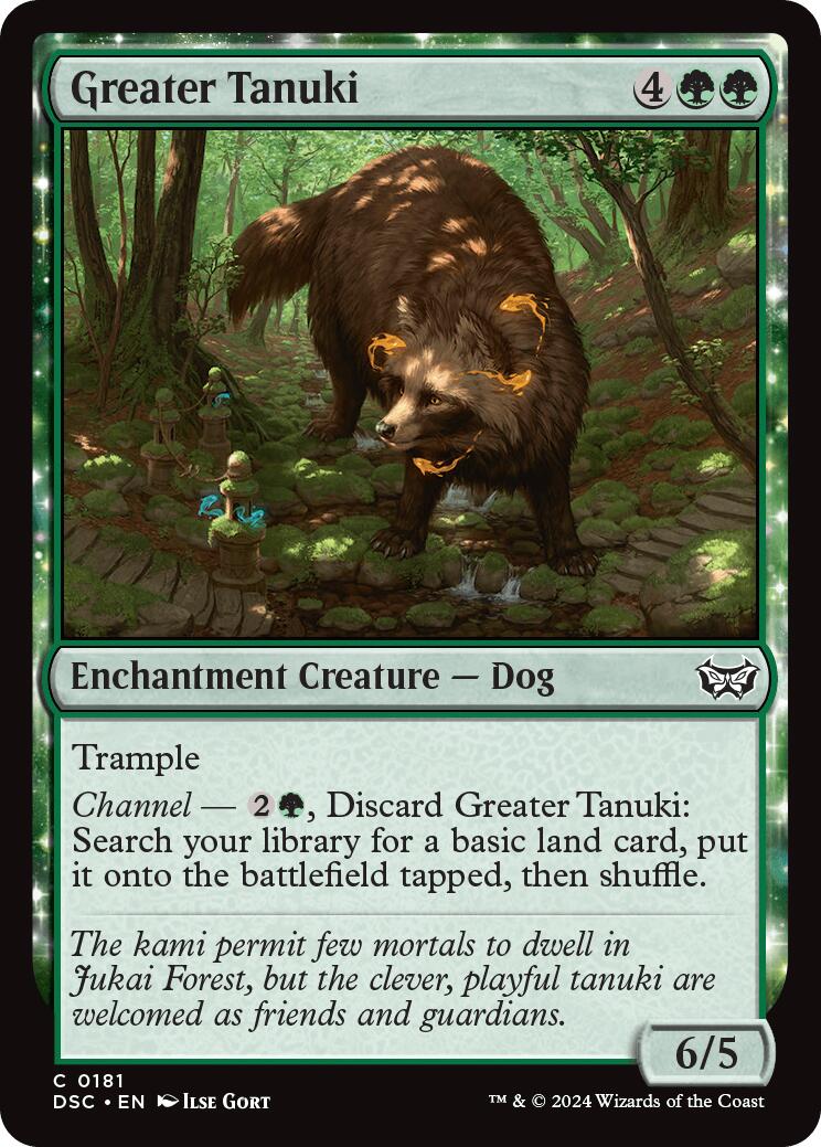 Greater Tanuki [Duskmourn: House of Horror Commander] | Devastation Store