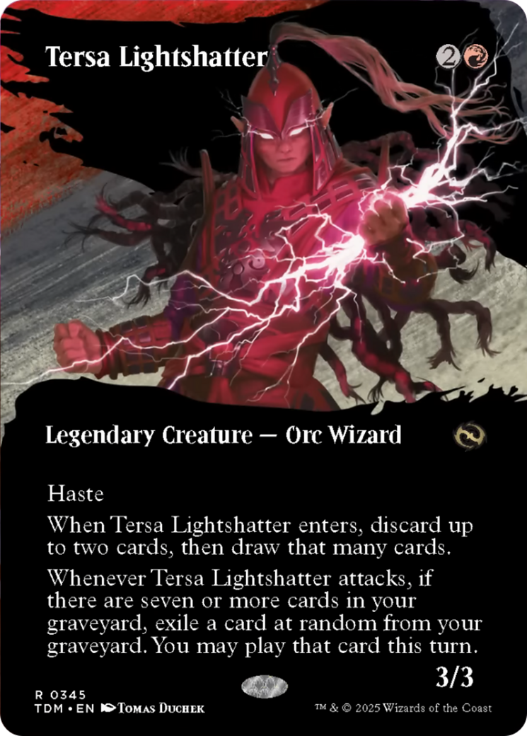 Tersa Lightshatter (Borderless) [Tarkir: Dragonstorm] | Devastation Store