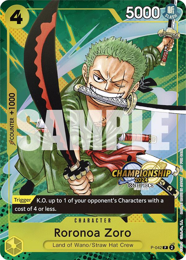 Roronoa Zoro (CS 2024 Event Pack) [One Piece Promotion Cards] | Devastation Store