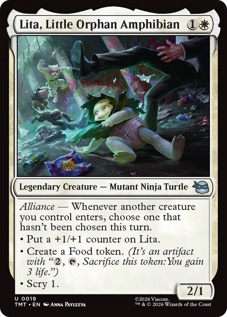 Lita, Little Orphan Amphibian [Teenage Mutant Ninja Turtles] | Devastation Store