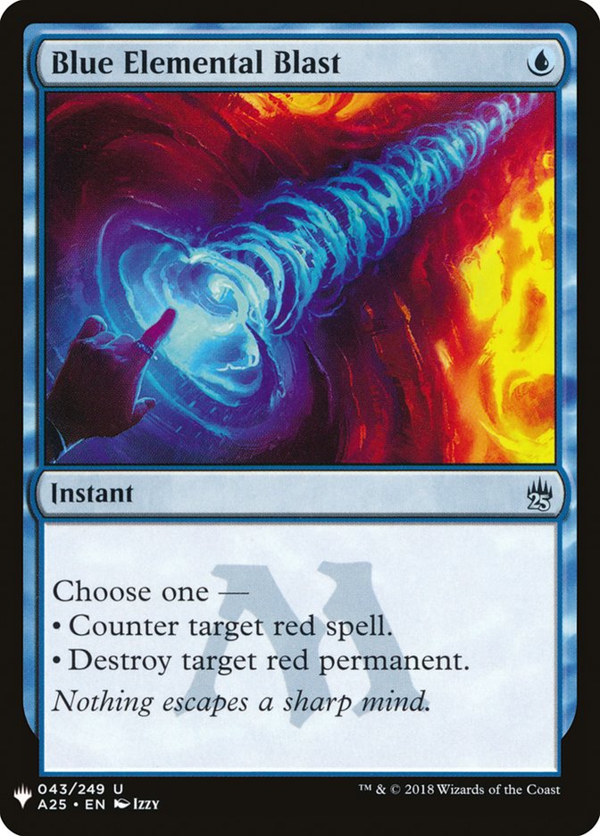 Blue Elemental Blast [Mystery Booster] | Devastation Store