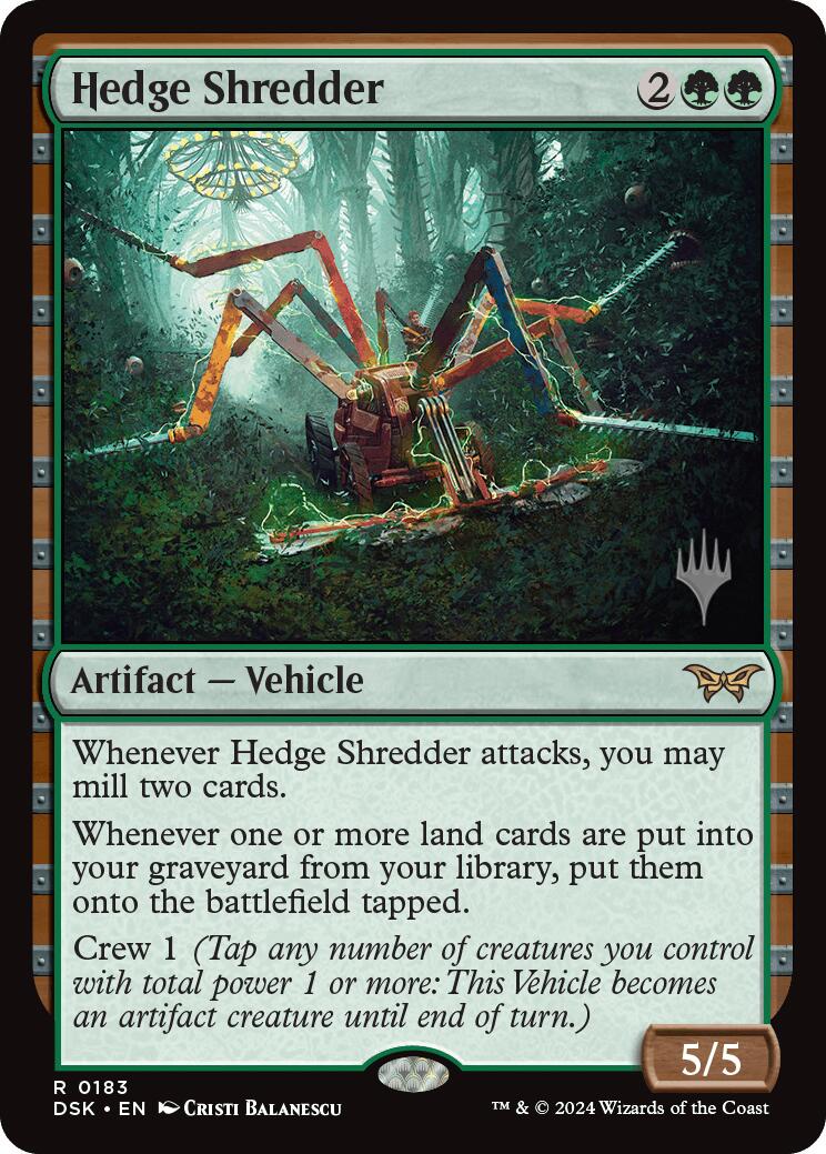 Hedge Shredder [Duskmourn: House of Horror Promos] | Devastation Store