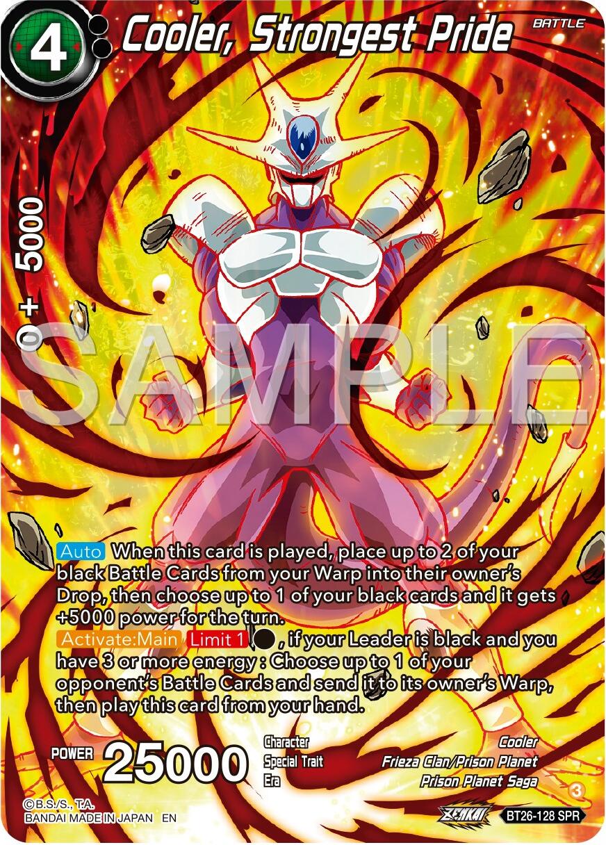 Cooler, Strongest Pride (SPR) (BT26-128) [Ultimate Advent] | Devastation Store