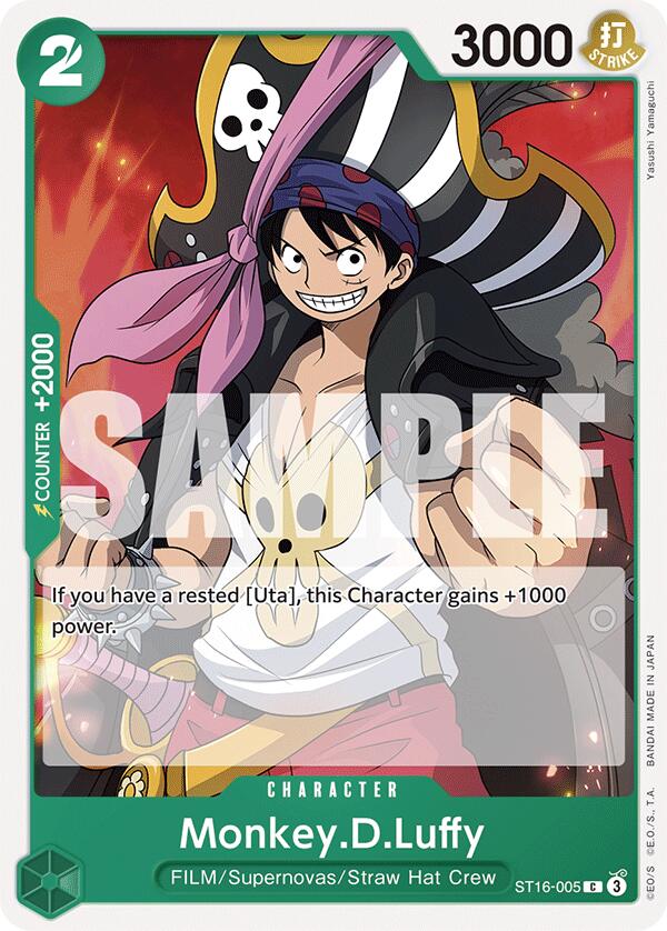 Monkey.D.Luffy [Starter Deck: GREEN Uta] | Devastation Store