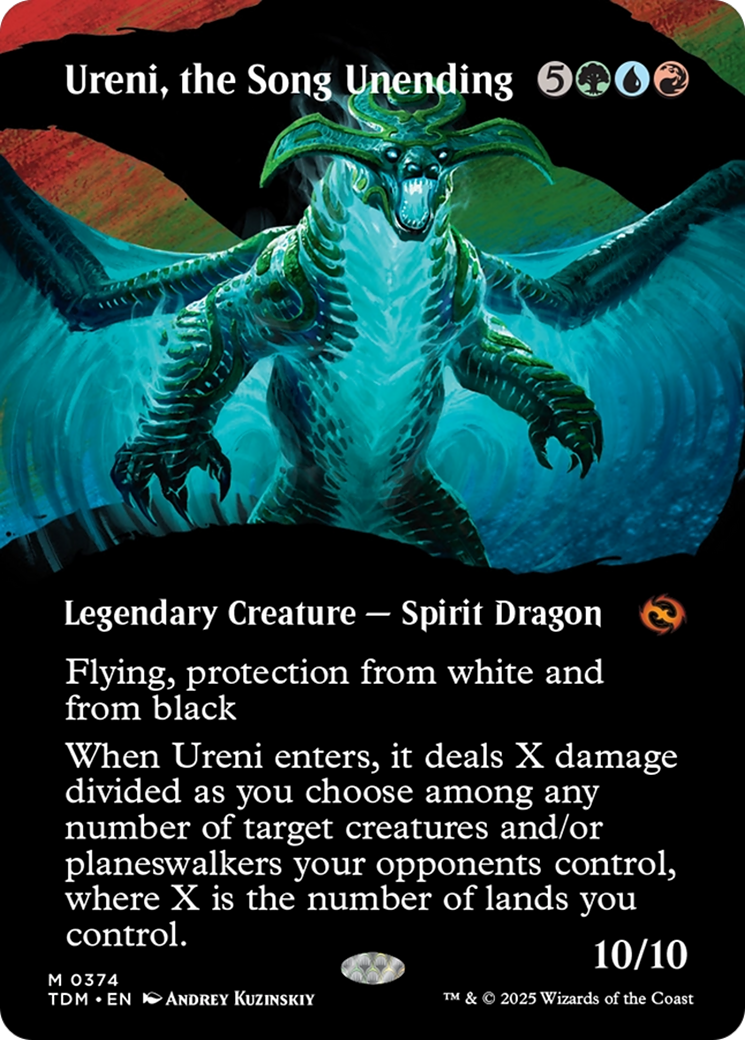 Ureni, the Song Unending (Borderless) [Tarkir: Dragonstorm] | Devastation Store