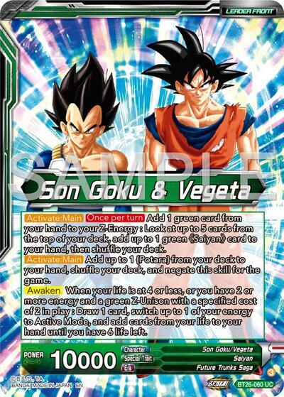 Son Goku & Vegeta // Vegito, Prodigious Fusion (Alternate Art) (BT26-060) [Ultimate Advent] | Devastation Store