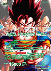 Son Goku & Vegeta // Vegito, Prodigious Fusion (Alternate Art) (BT26-060) [Ultimate Advent] | Devastation Store