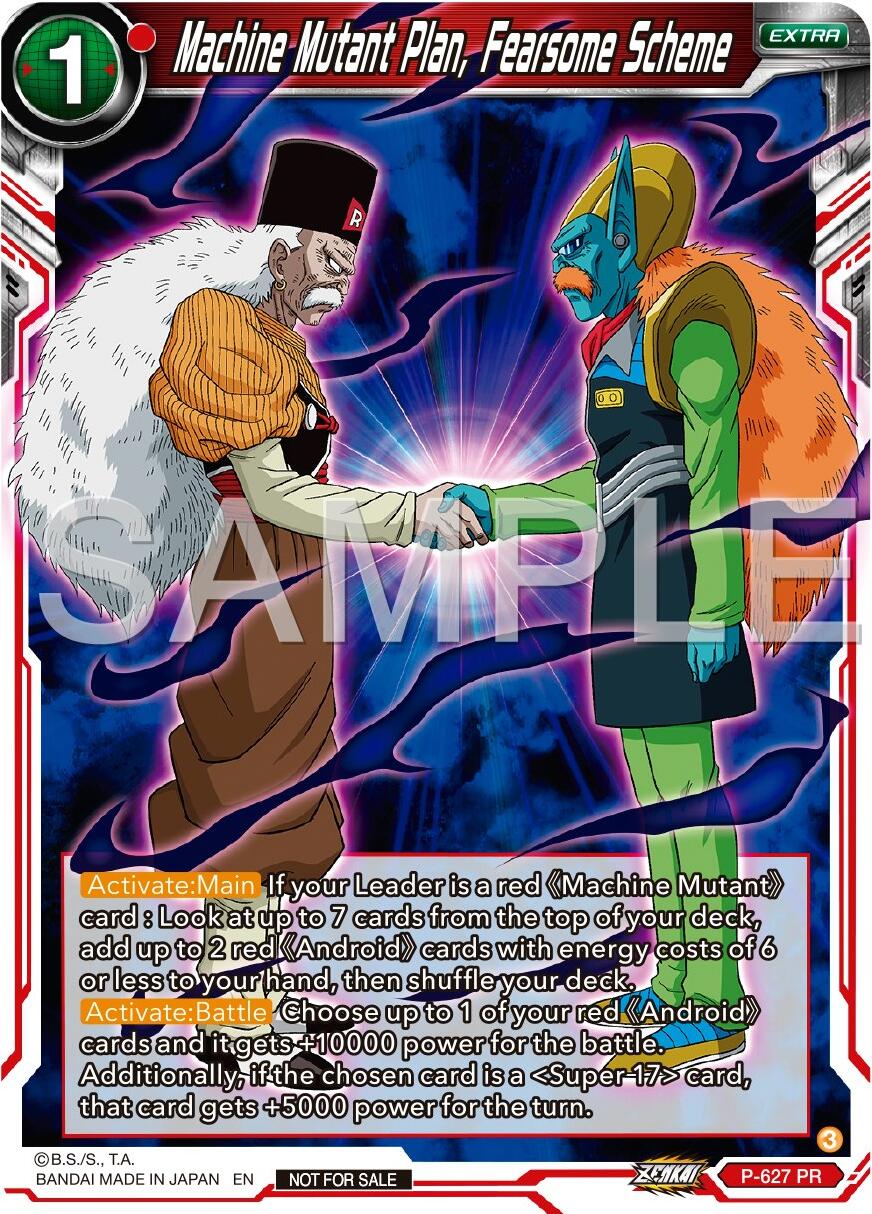 Machine Mutant Plan, Fearsome Scheme (Zenkai Series Tournament Pack Vol.9) (P-627) [Promotion Cards] | Devastation Store