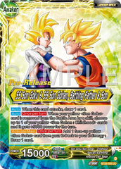 SS Son Goku // SS Son Goku & SS Son Gohan, Battling Father & Son (BT26-090) [Ultimate Advent Prerelease Promos] | Devastation Store