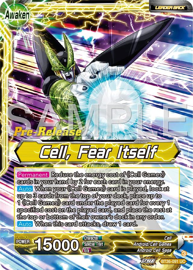 Cell // Cell, Fear Itself (BT26-091) [Ultimate Advent Prerelease Promos] | Devastation Store