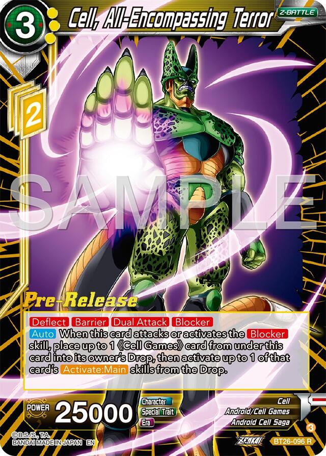 Cell, All-Encompassing Terror (BT26-096) [Ultimate Advent Prerelease Promos] | Devastation Store