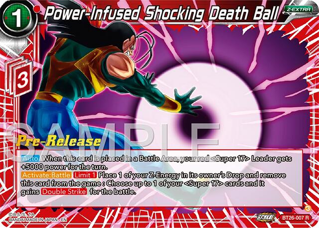 Power-Infused Shocking Death Ball (BT26-007) [Ultimate Advent Prerelease Promos] | Devastation Store