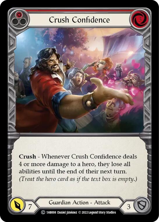 Crush Confidence (Red) [1HB008] (History Pack 1 Bravo Blitz Deck) | Devastation Store