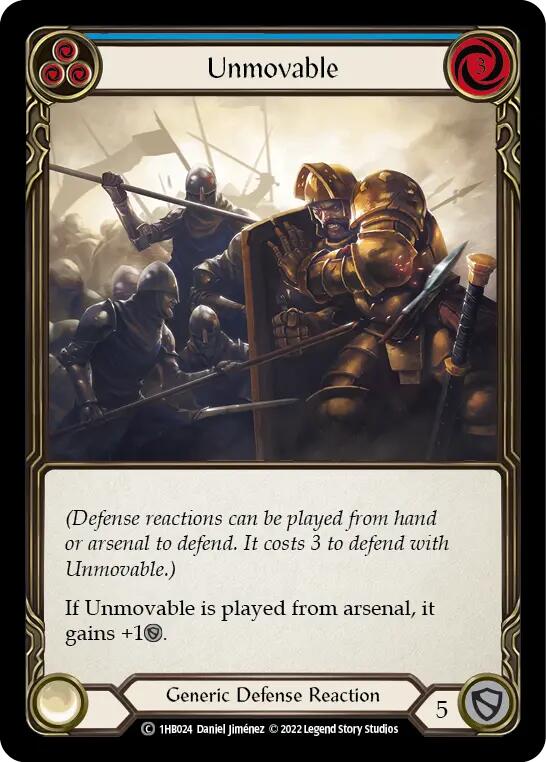 Unmovable (Blue) [1HB024] (History Pack 1 Bravo Blitz Deck) | Devastation Store