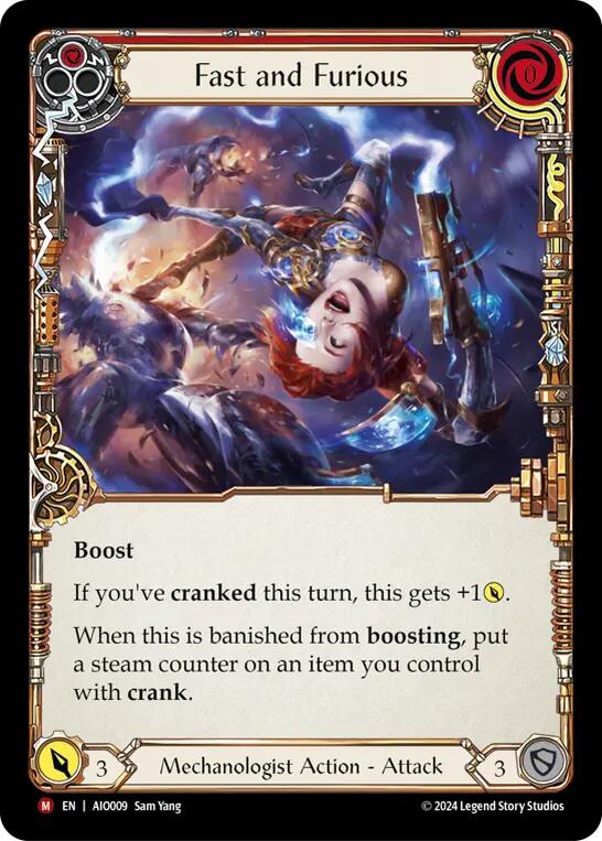 Fast and Furious (Red) [AIO009] (Armory Deck: Dash) | Devastation Store