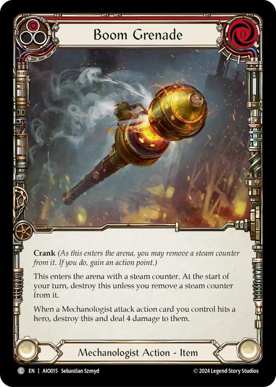 Boom Grenade (Red) [AIO015] (Armory Deck: Dash) | Devastation Store