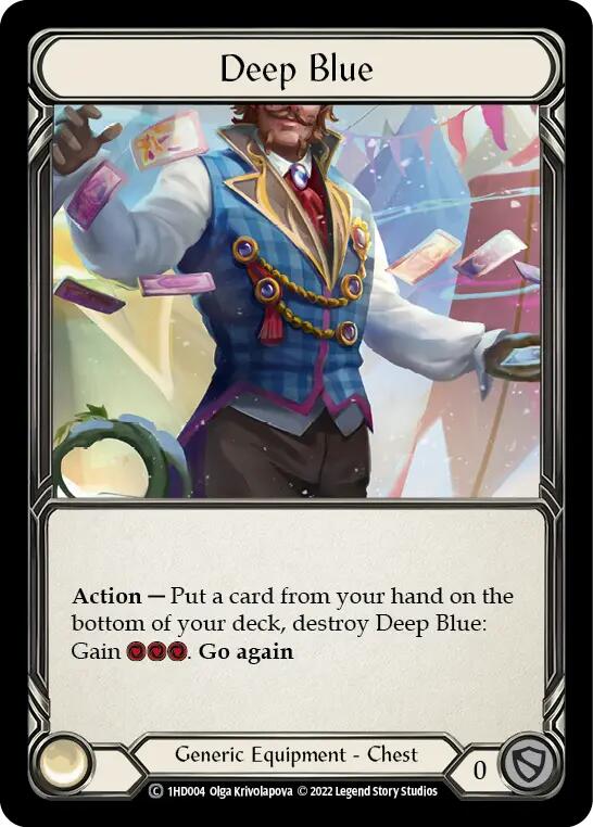 Deep Blue [1HD004] (History Pack 1 Dash Blitz Deck) | Devastation Store