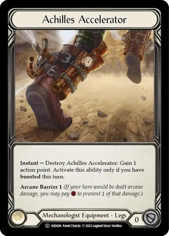 Achilles Accelerator [1HD006] (History Pack 1 Dash Blitz Deck) | Devastation Store