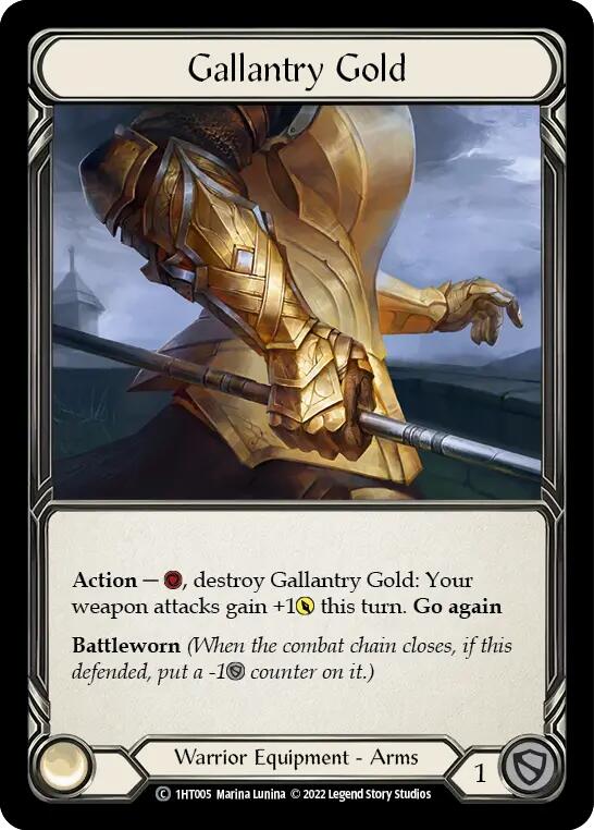 Gallantry Gold [1HT005] (History Pack 1 Dorinthea Blitz Deck) | Devastation Store