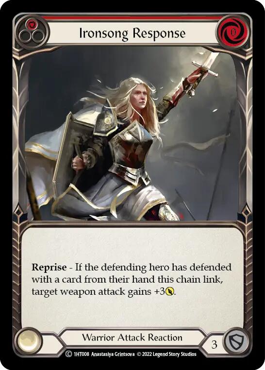 Ironsong Response (Red) [1HT008] (History Pack 1 Dorinthea Blitz Deck) | Devastation Store