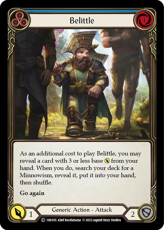 Belittle (Blue) [1HV025] (Historic Pack 1 Blitz Deck Viserai) | Devastation Store