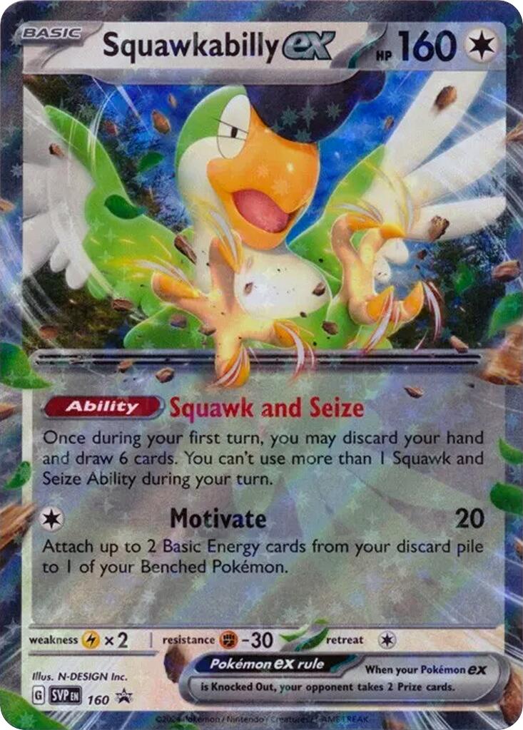 Squawkabilly ex (SVP160) [SV: Scarlet & Violet Promo Cards] | Devastation Store