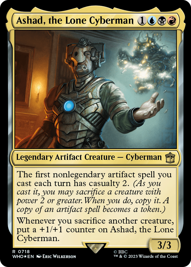Ashad, the Lone Cyberman (Surge Foil) [Doctor Who] | Devastation Store