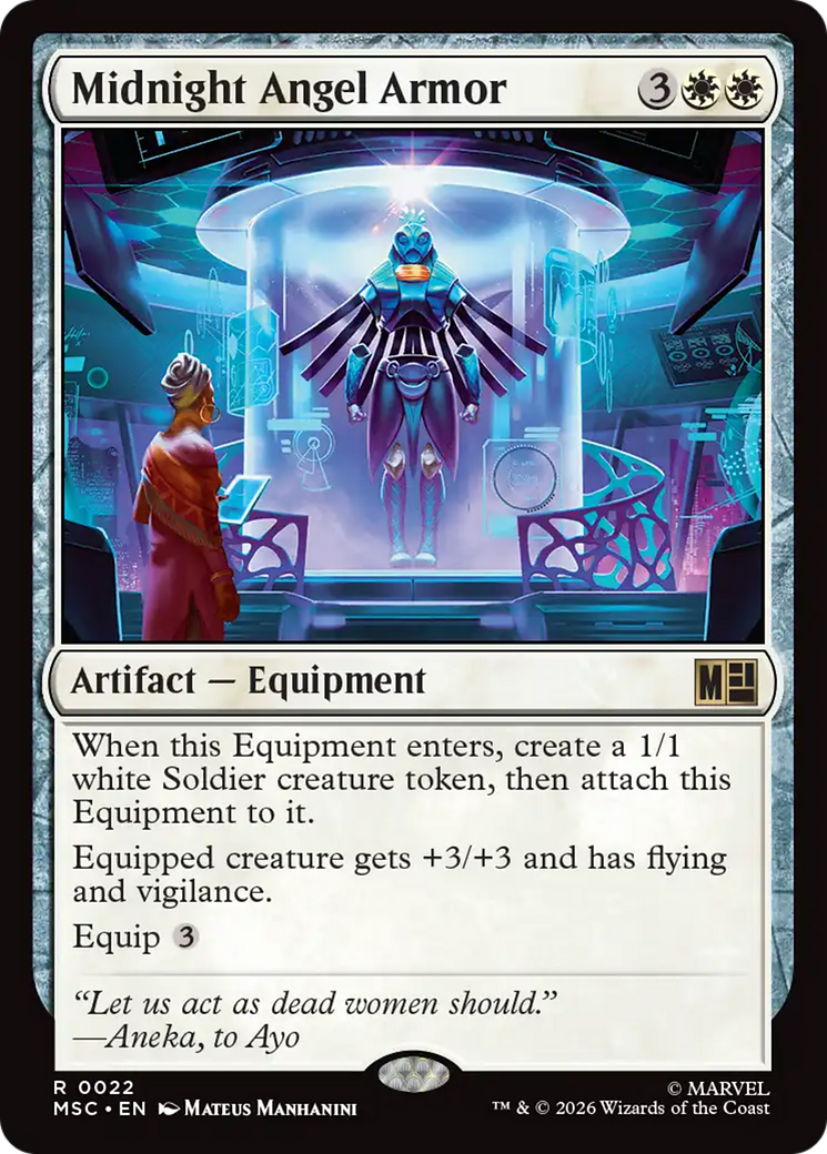 Midnight Angel Armor [Marvel Super Heroes Commander] | Devastation Store