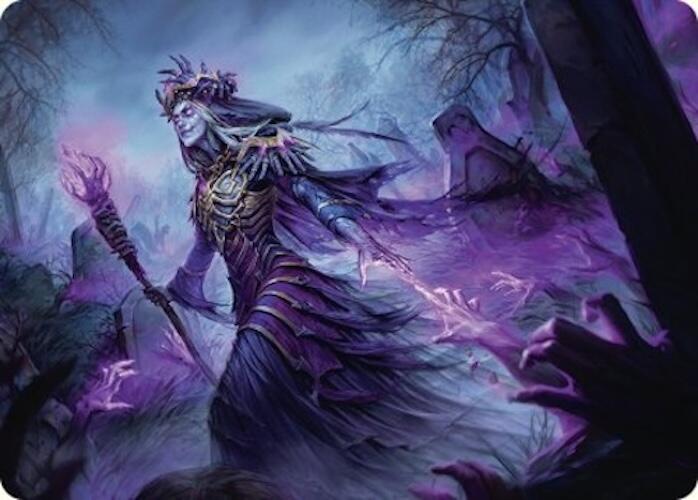 Zul Ashur, Lich Lord Art Card (10/54) [Foundations Art Series] | Devastation Store