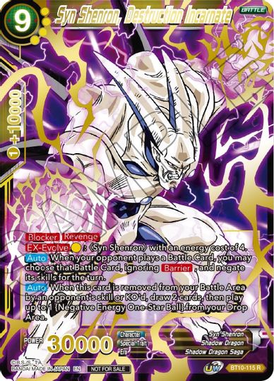 Syn Shenron, Destruction Incarnate (Alternate Art) (BT10-115) [Tournament Promotion Cards] | Devastation Store